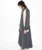 Bikwaieos Maxi Tie Neck Dress_Black White