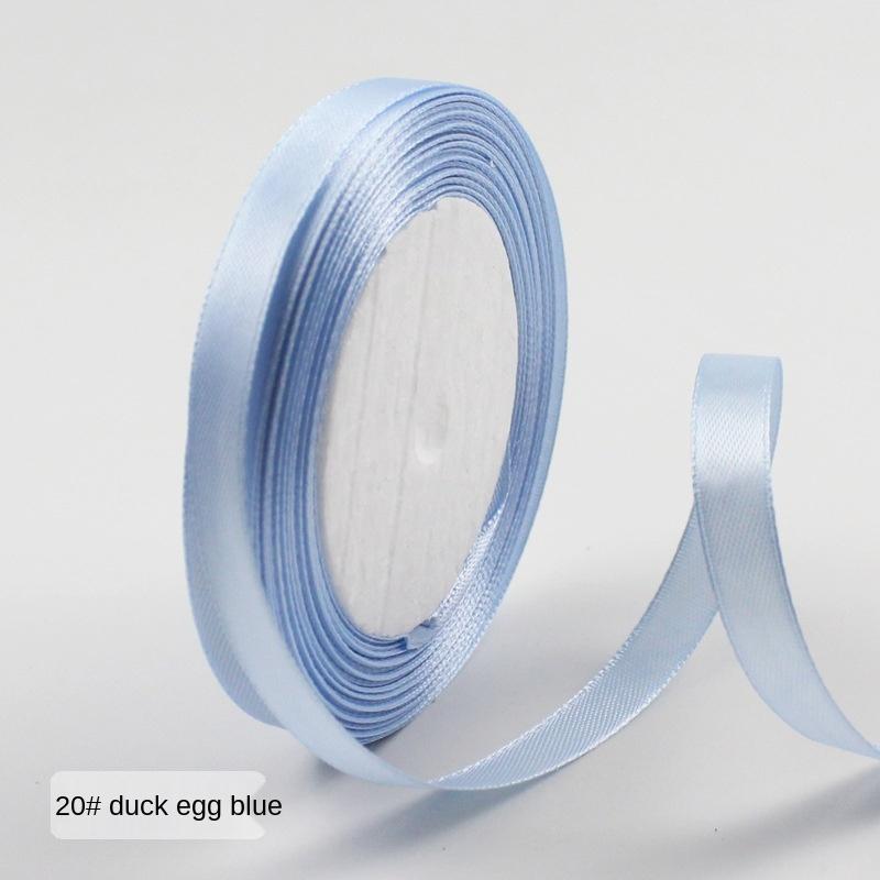 

25 ярдів/рол (22 метри) Атласні стрічки для весілля, дня народження, упаковка подарунків, Різдвяний фестиваль Хеллоуїн. Стрічка для ремесел своїми руками 6mm