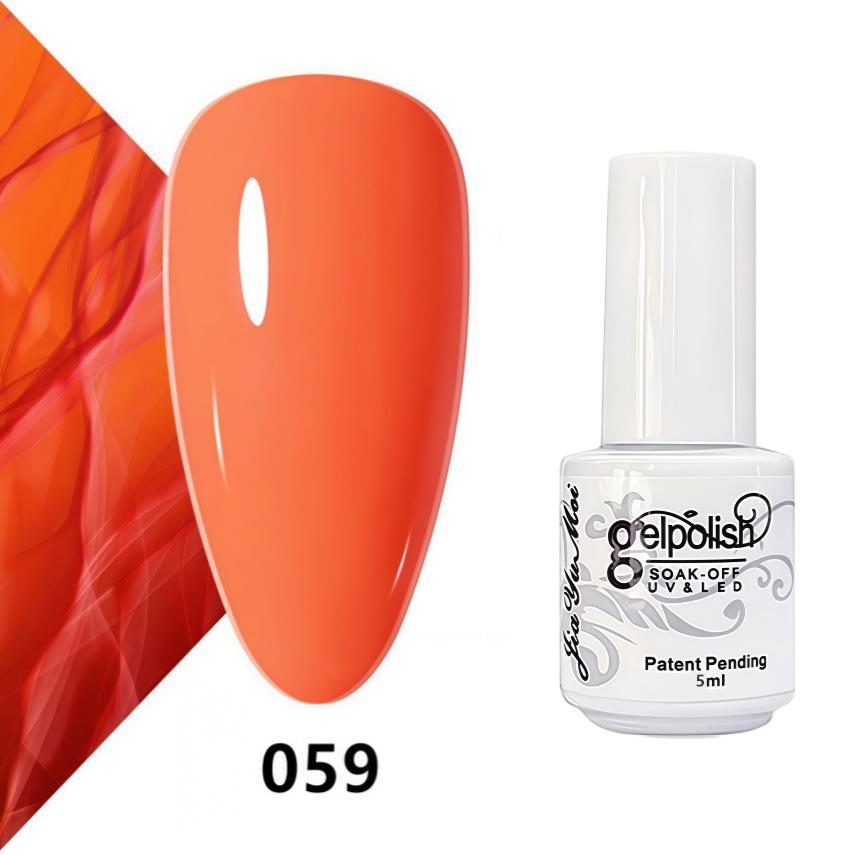 GELPOLISH Nail Art Set: Base, Top Coat, Transparent & White Gel Polishes