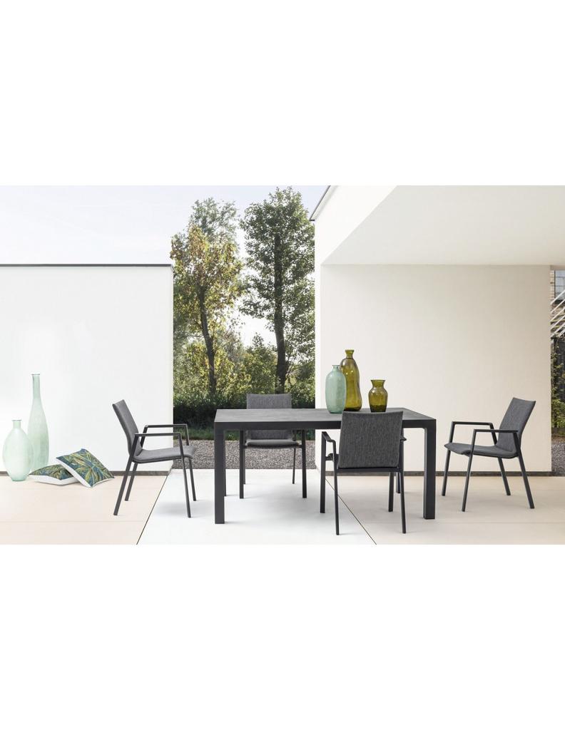 Bolzano Orte Garden Chair Anthracite 55.5 X 60 X 83 Cm