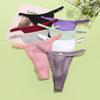 Cotton Adjustable Waist Thong Women Low Waist G-String Panties Female Soft Breathable Lingerie Solid Underwear
