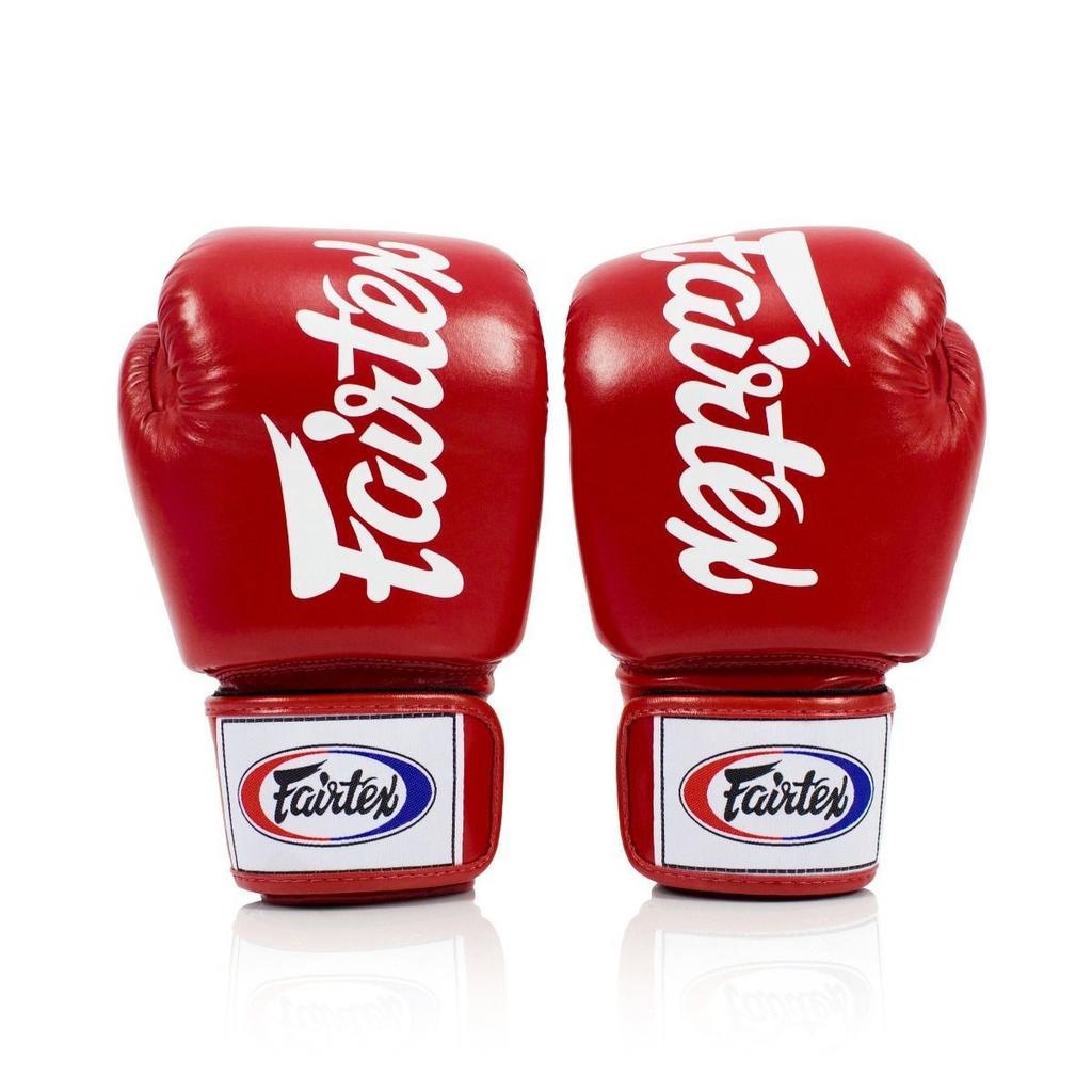 Fairtex Echte Leder Boxhandschuhe BGV19 Rot 12oz