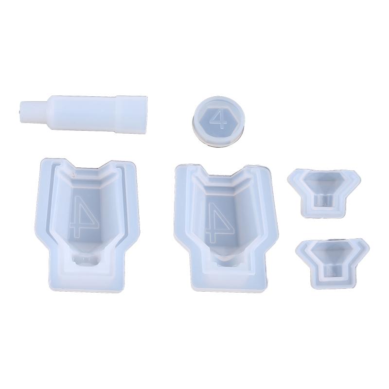 Bottle Resin Mold Storage Bottle and Stopper Resin Mold Jars Silicone Epoxy Mold for DIY Perfume Liquid Container Crafts
