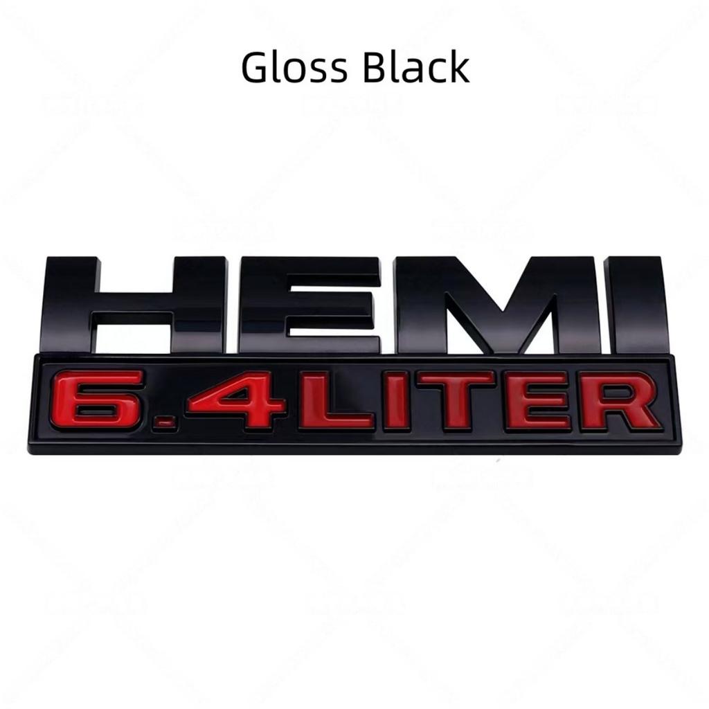 3D Metal 5.7 Liter Badge Sticker Side Fender Rear Trunk Emblem Decal