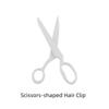 2 Pcs Creative Scissors Shaped Hair Sticks Non Slip Hold Cool Unique Design For Daily Wear Party Cosplay Hair Accessories