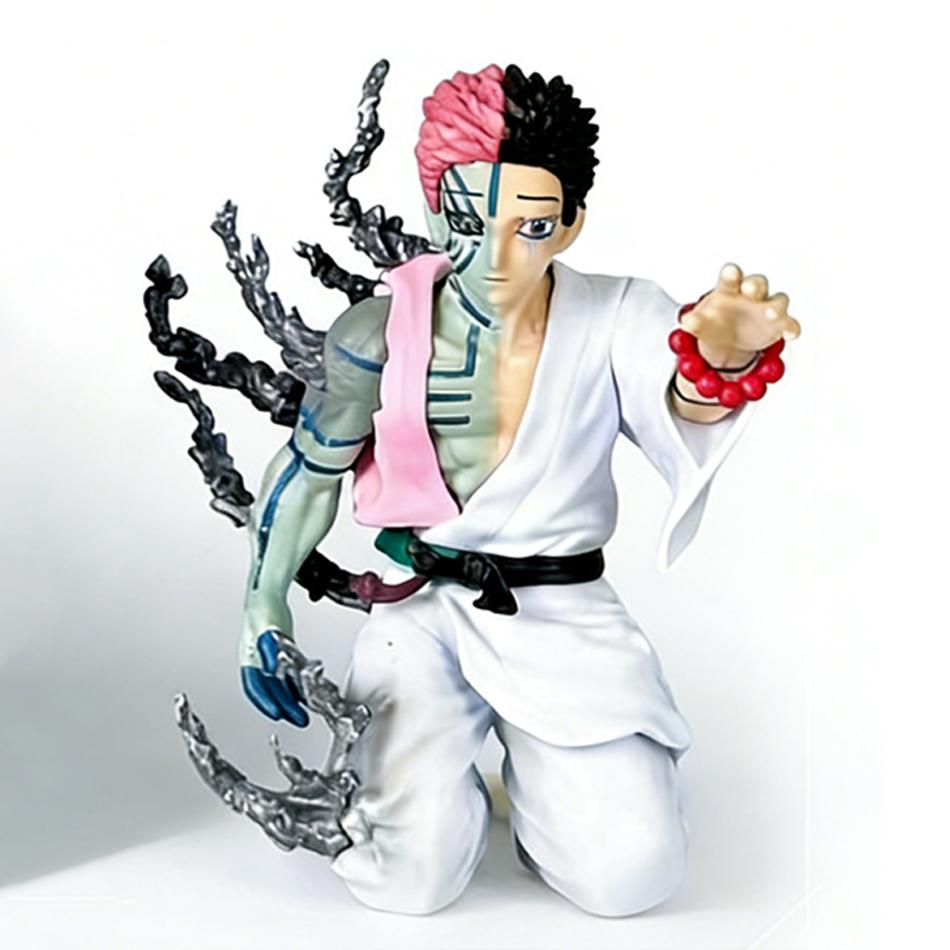 5pcs Anime Figure Demon Slayer Figures Slayer Akaza Doll Figurine Warrior Action Figure Model Toys Anime Model Figure Car Doll
