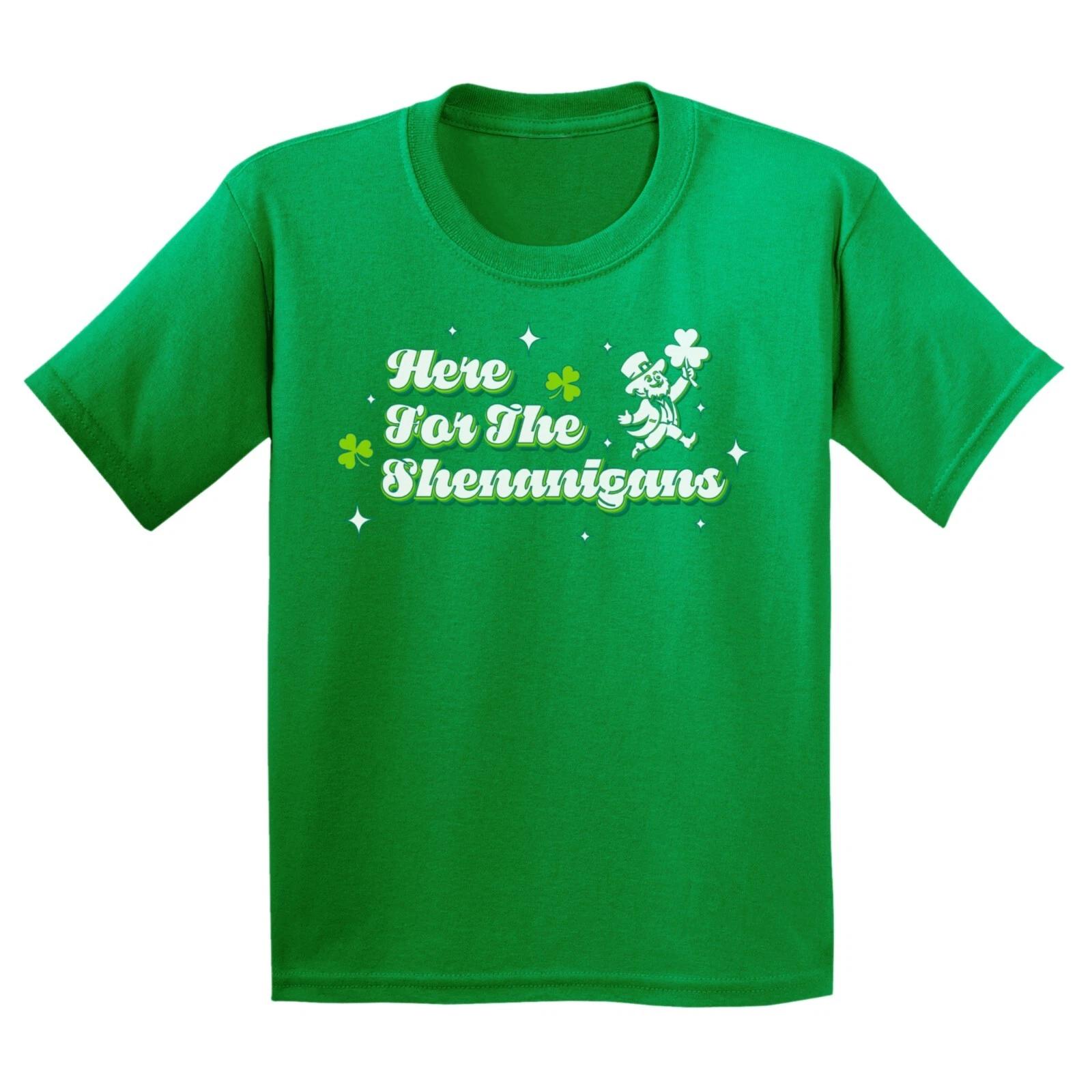 Here For The Shenanigans YOUTH T-Shirt S