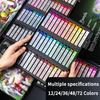 Soft Pastel Squares Chalk 24/36/48/72 Colors for Art Painting Drawing Blending Oil Crayons Pastels Sticks Art School Supplies