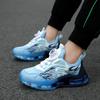 Kids Rotating Buckle Sneakers Breathable Mesh Shoes Boys Girls Running Track Outdoor Use