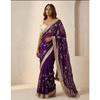 Premium Soft Fendy Satin Silk Saree with Embroidery & Cutwork Border