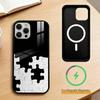 Creative puzzle   Phone Case For iPhone17,16,15,14,13,12,11 Plus,Pro Magnetic For Magsafe Wireless Charging