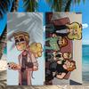 Personalitate Desene Animate M-Metal Familie cool Dee Prosoape de Plajă cu Uscare Rapidă Sunt Potrivite Pentru Piscine Camping Yoga Și Sala de Fitness