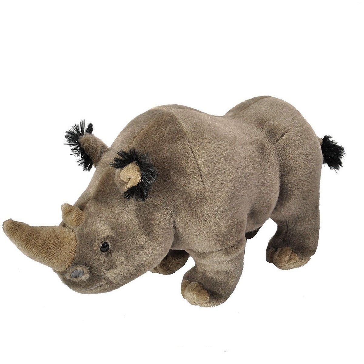 

Wild Republic Real Rhino Plush Toy Cuddlekins 18156