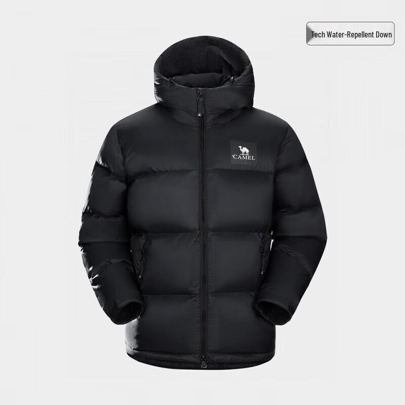 Camel Men s Winter Outdoor Hooded Puffer Jacket L