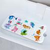 Cartoon Pattern Bathtub Mats 100cm*40cm Sea Animal Non-Slip Bath Mat Anti Slip Suction Cup Foot Massage Bathroom Floor Carpet