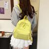 New Versatile Fashion Women Corduroy Backpacks College Women Solid Color School Backpacks Travel Shoulder Bags for Teenagers
