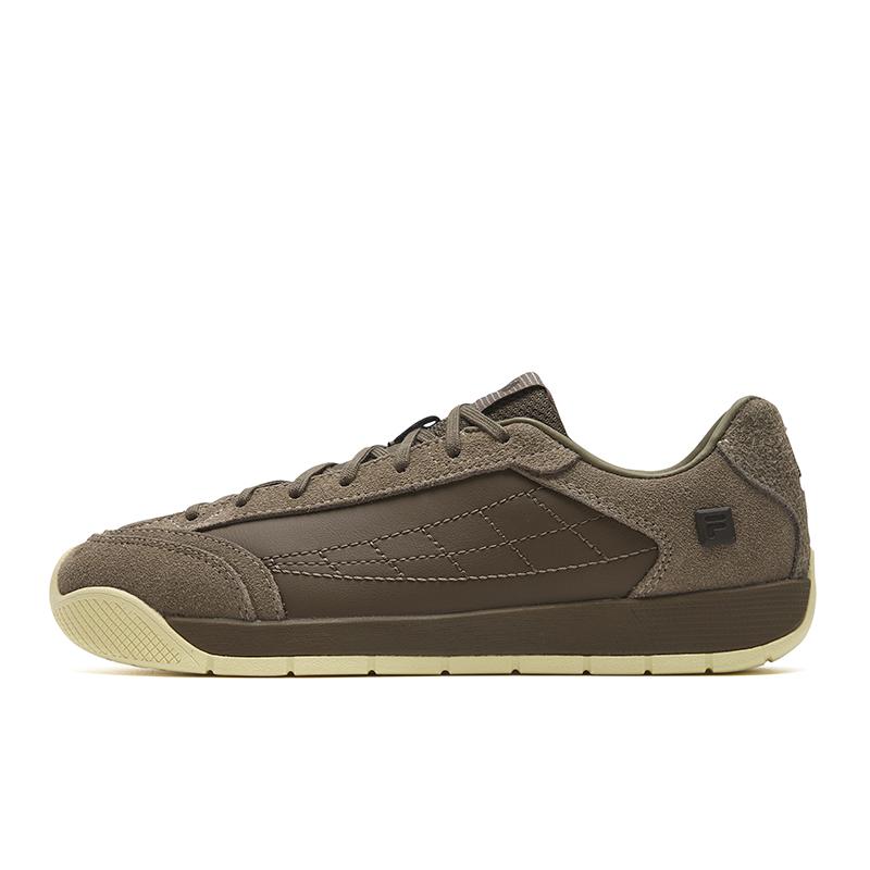 FILA TROFEO Cushioning Abrasion Resistant Coverage Lightweight Low top Tennis Shoes Women s Coffee A12W611009FCL 39