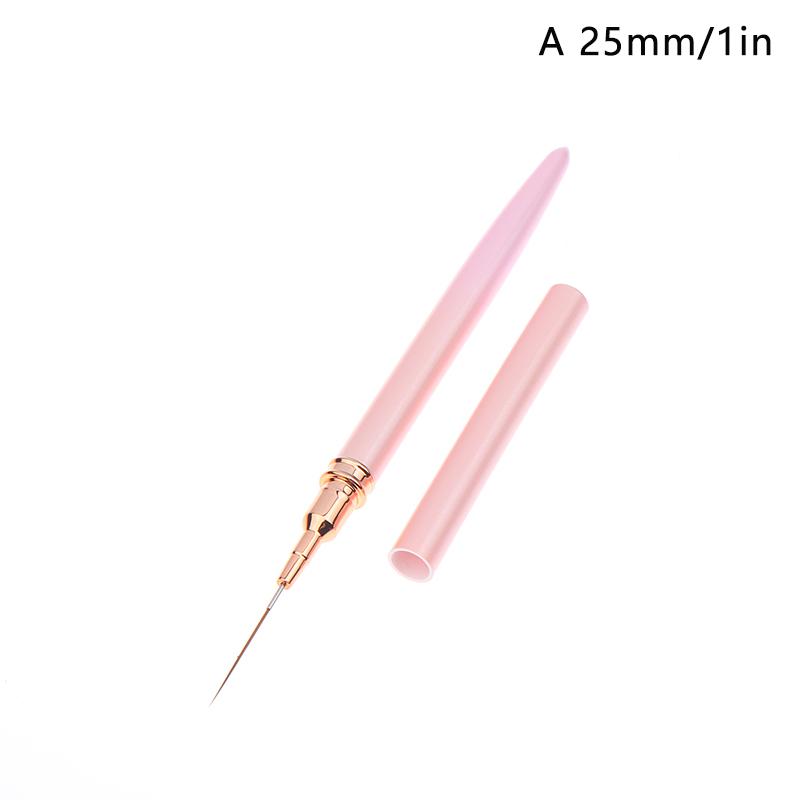 1/5 buc Pensule Profesionale pentru Nail Art, Linii, Detalii, Desen, Pictură, Instrumente Tip Stilou pentru Manichiură