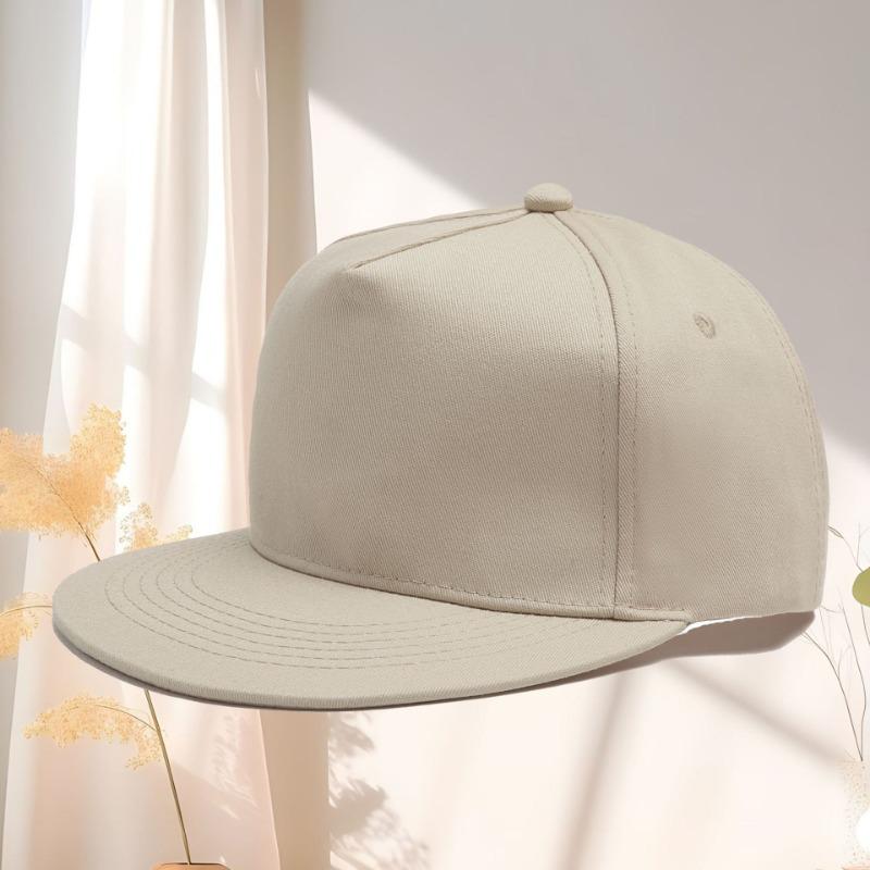 Cotton flat-brimmed hat men's and women's sunshade cap hip-hop personality trend hip-hop hat embroidery