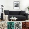 Milk Silk Solid Color Elastic Integrated Sofa Cover All-Inclusive Sofa Slipcover Four Seasons Tight Non-Slip
