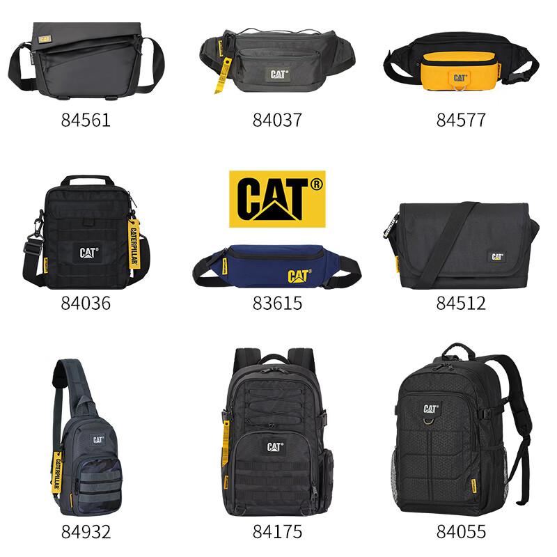 CAT Rucksack Laptoptasche 15/16 Zoll Große Kapazität Reiserucksack Einfach Schwarz 84710