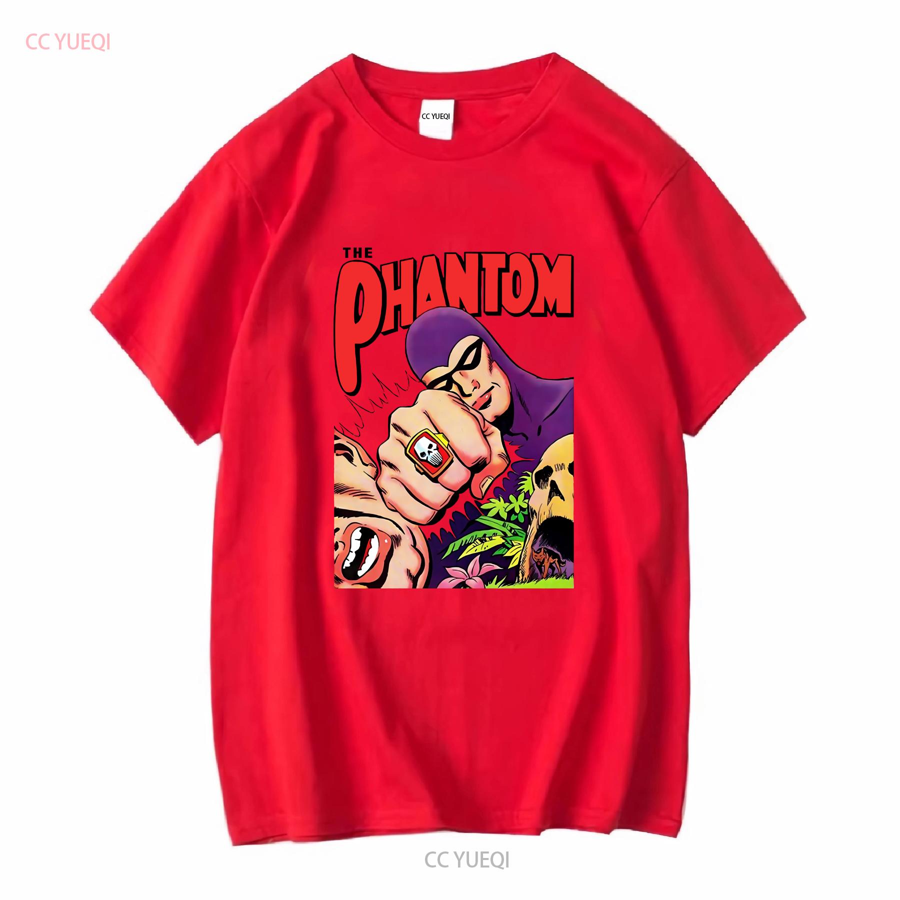 The Phantom T Shirt Comics Fictional Bangalla Music Movie Film Meme Funny Style Top T1616 long or short sleeves vintage Washed S