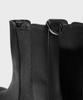 Firenze Atelier [Vibram] Minimal Line Pull-Up Leather Chelsea Boots 9900 [Shine Black]