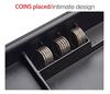 Center console tray for Toyota Center armrest storage box Tray Blue Original rubber mat included C-HR [Brown]