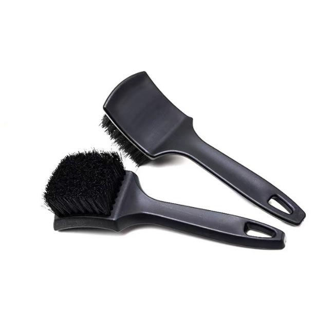 Hot-Selling Curved Bristle Brush for Car Tires, Wheels, Engine, and Floor Mats
