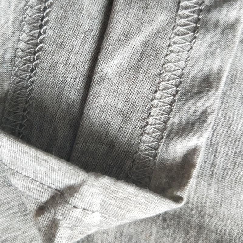 Damen Ärmel Kurz V-Ausschnitt Saum Locker Lässig T-Shirt Sommer Tunika Bluse Top