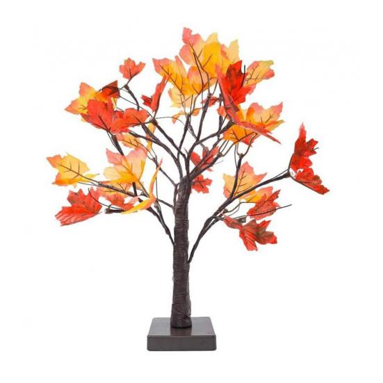 Maple Trees with Lights DIY Branches Maple Leaf Light Fall Thanksgiving Decorations for Home Wedding Indoor Party