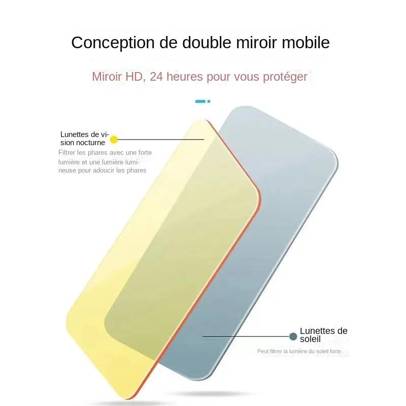 Foldable Car Sun Visor Driver's Eyewear Anti Anti-Glare Sunglasses UV Protection Day & Night Driving Enhanced Light Glasses