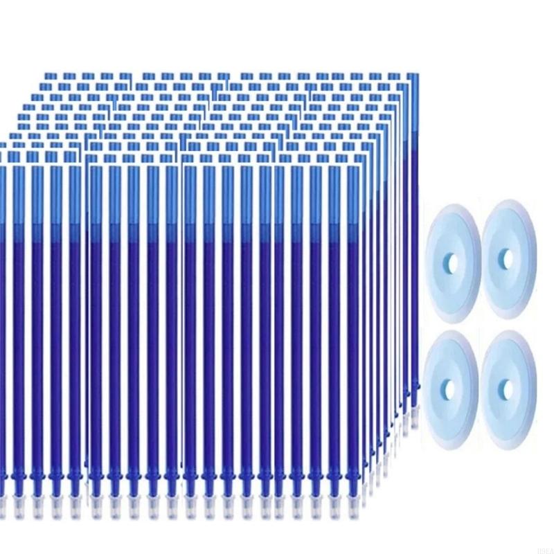 4 Stück Cartoon Gelstift mit Minen und Radiergummi Löschbarer Gelstift 0,5 mm Nadelspitze Büro Schreibstift zum Schreiben