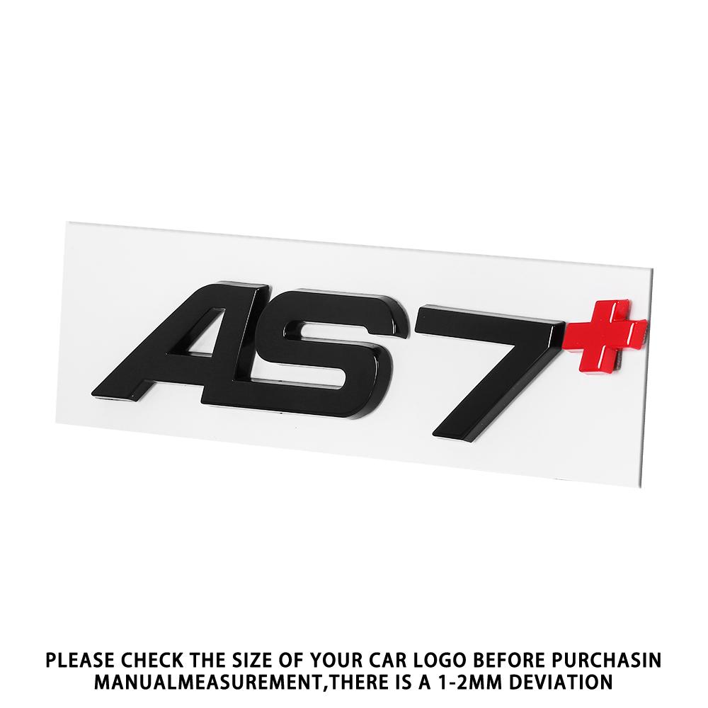 3D Aluminum For T01 AS3 AS4 AS5 AS6 AS7 AS8 AS3+ AS4+ AS5+ AS6+ AS7+ AS8+ Letters Emblem Car Rear Trunk Decoration Logo Sticker 01T