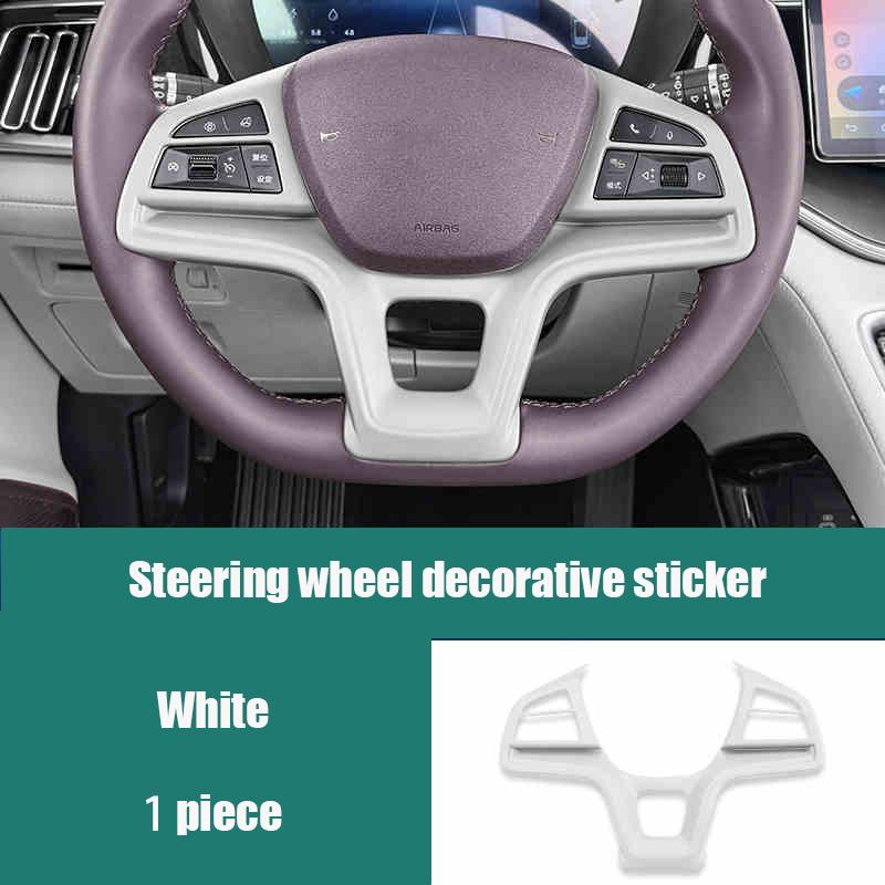 For BYD Sealion 6 Seal U Song Plus DM-i EV 2024 2025 Steering wheel decorative sticker frame Interior modification