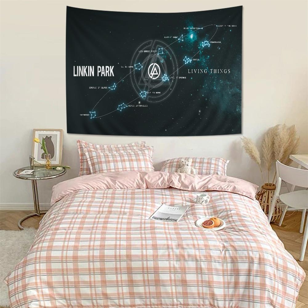 Linkin Park Band Hippie Wall Hanging Tapestries For Living Room Home Dorm Decor Art Home Decor