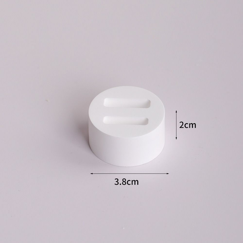 White Gypsum Jewelry Ring Display Rack Convenient Lightweight Creative Display Box Storage Holder Photography Props