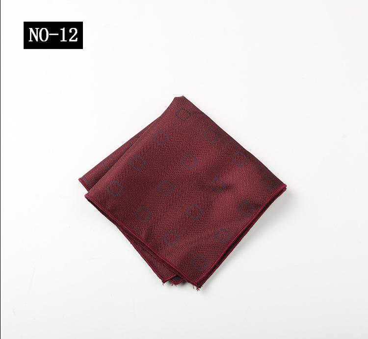 Herren-Taschentuch, Hochzeits-Hochzeits-Bräutigam-Bankett-Zeremonie-Geschäfts-Brusttuch, Kleines quadratisches Tuch, Taschentuch, Hochwertige Polyesterseide