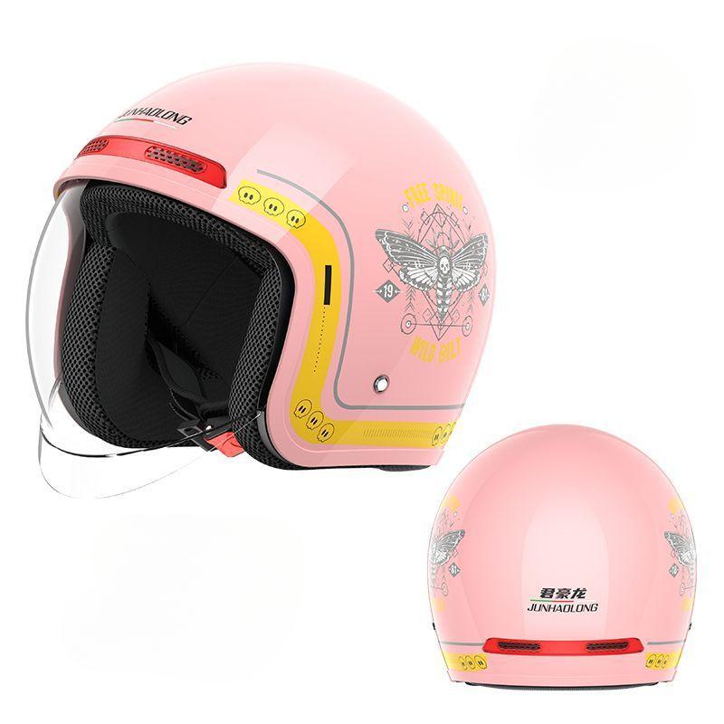 New National Standard Electric Car Helmet for Men and Women, All Seasons, Universal Winter Cold Protection Built-in Hidden Lens Hood