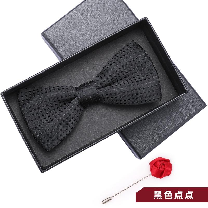 Bow Tie Men'S Wedding Groom Best Man Red Suit Shirt British Brothers Korean Bow Women'S Gift Box