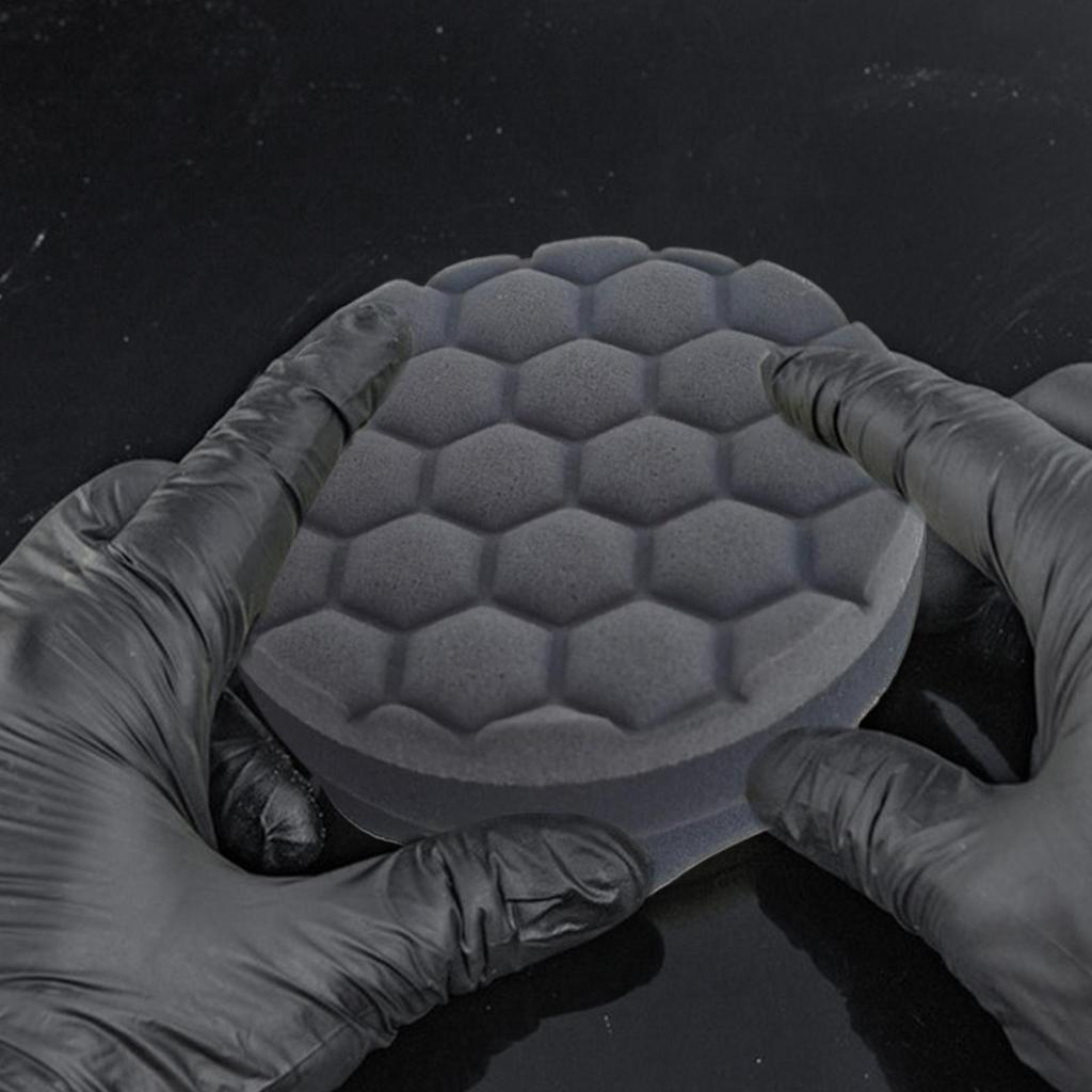 Car Polishing Waxing Sponge Tire Shine Applicator Waxing Cleaner Brush Sponge Tire Applicator Pads Polishing Detailing Interior