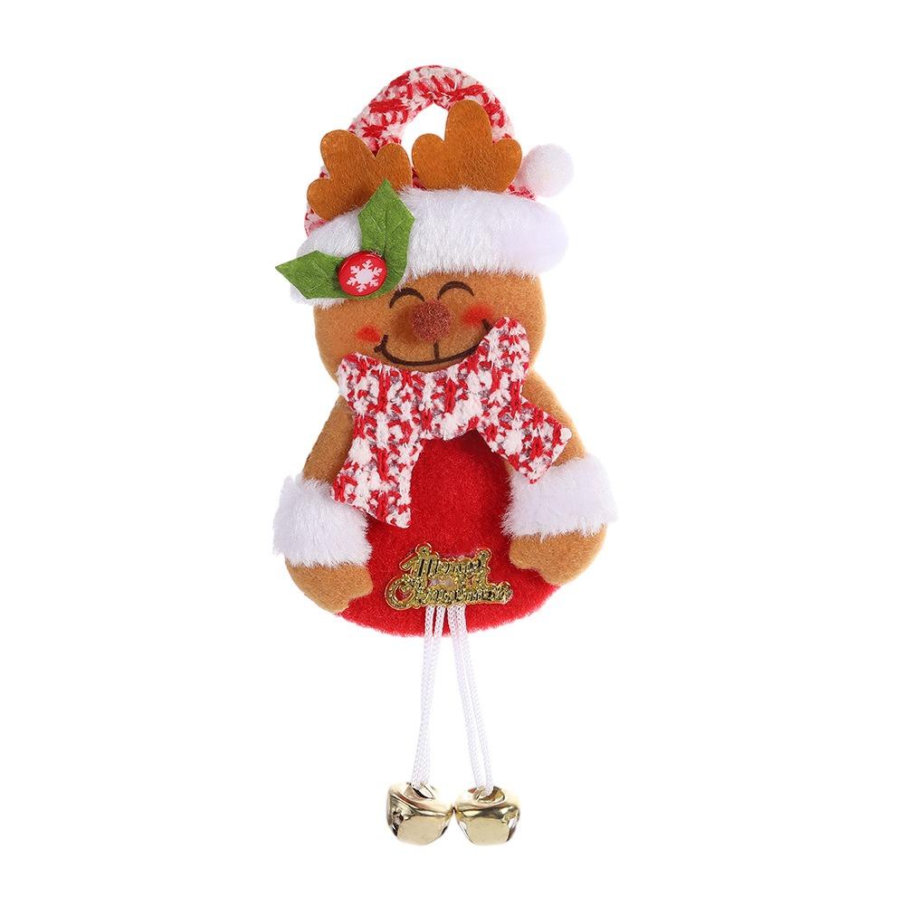 4Pcs Elk Backpack Pendant Snowman Xmas Tree Ornaments Creative Christmas Ornaments  Party