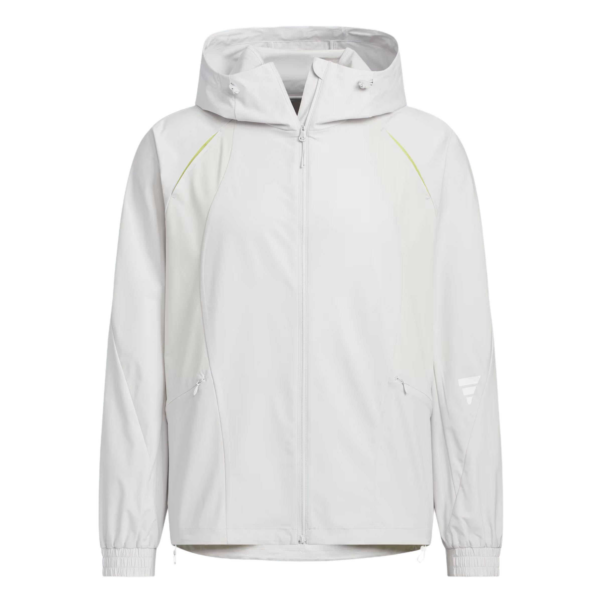 

Adidas FOS Куртка мужская повседневная спортивная с капюшоном на молнии, свободного кроя, тканая, в стиле будущего, с длинным рукавом, KC6066