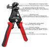 Multi-Function Wire Stripper Automatic Cable Cutter & Crimping Tool For Fiber Optic Coaxial & Electrical Wires