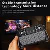 RGB Mini Keyboard Bluetooth 5.0 Keyboard 2.4G Wireless Keyboard Dual-mode Rechargeable Keyboard with Touchpad for Android TV Box