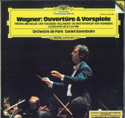 LP Record DANIEL BARENBOIM ORCHESTRE DE PARI  Wagner Overture and Vorspiele Tris 2532086 DEUTSCHE GRAMM 1985 Venezuela Classical Used