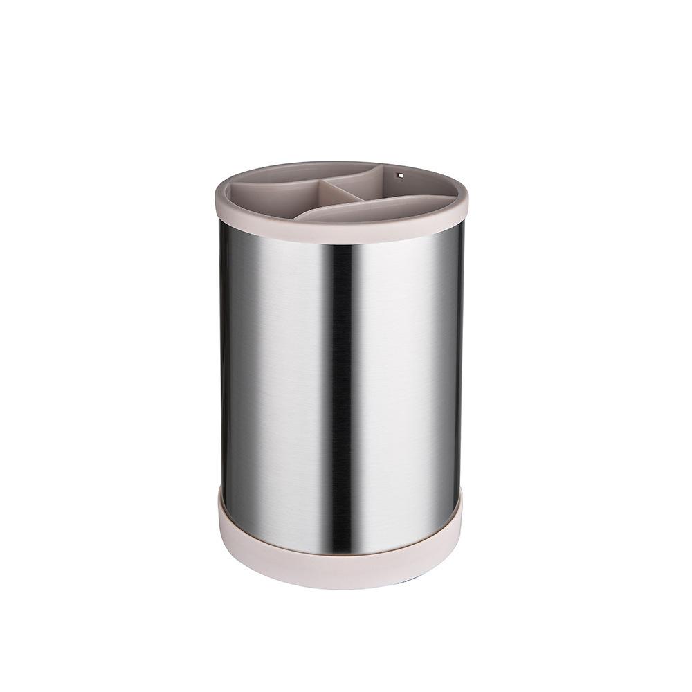360° Rotation Utensil Holder Multifunctional Storage Bucket Fork Storage Rack Chopsticks Cage Kitchen Accessories Organizer