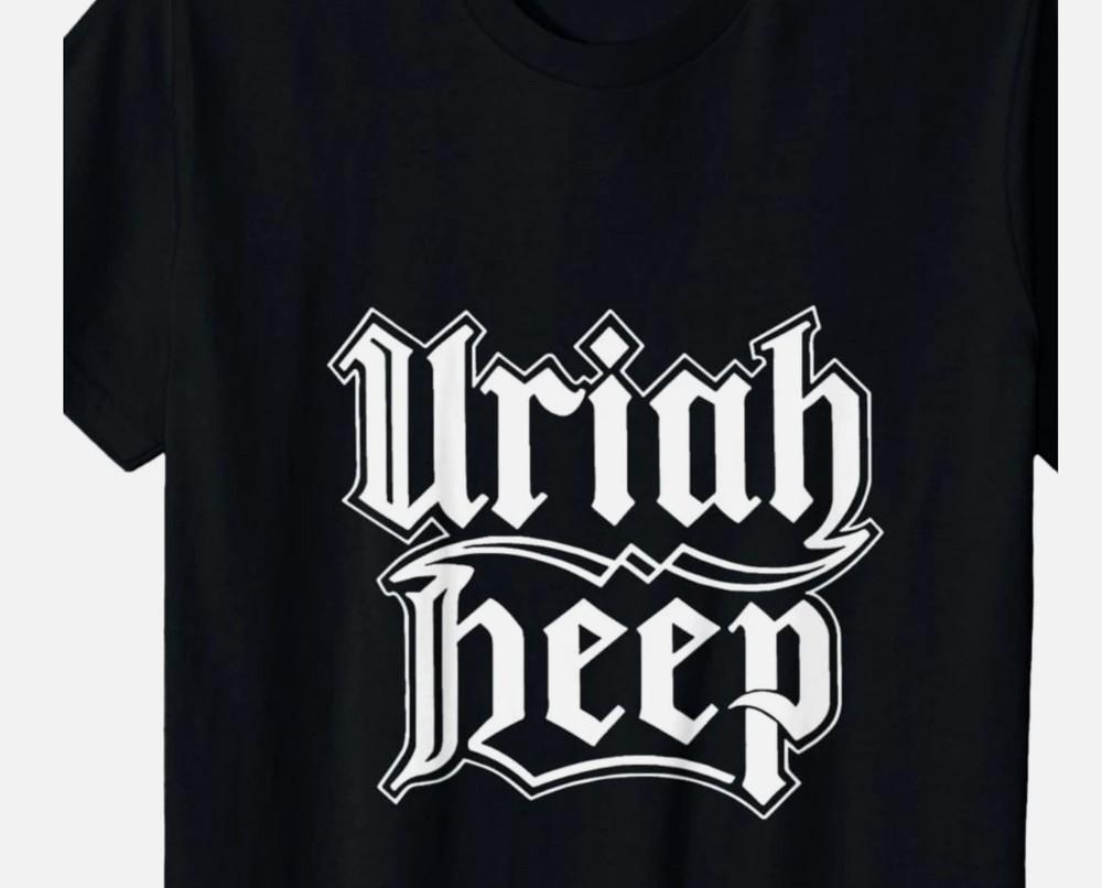 

BASIC SHIRT Uriah Heep logo black T-shirt Unisex tee All sizes XL