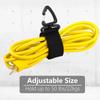 Cord Organizer Holder with Rotate Buckle Wire Manager Power Cord Management Nylon Heavy Cord Storage Straps for Cables Hoses