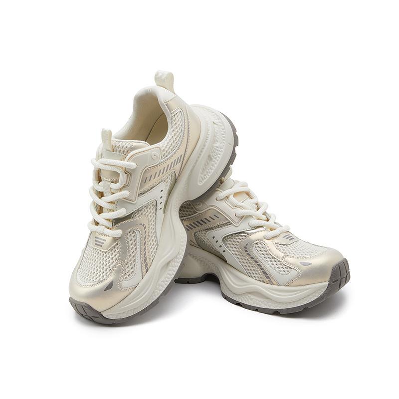 [Uncle Shoes] Summer Mesh Daddy Shoes Girl 2025 New Breathable Casual Sports Women's Shoes Versatile Sports Shoes